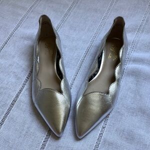Seychelles Metallic Silver Flats